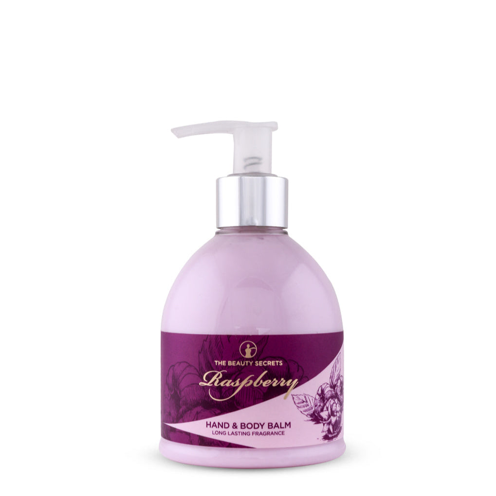 Raspberry body lotion